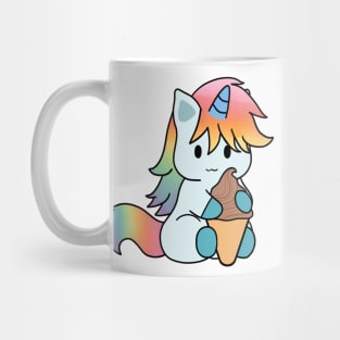 Rainbow Unicorn Chocolate Ice Cream Mug